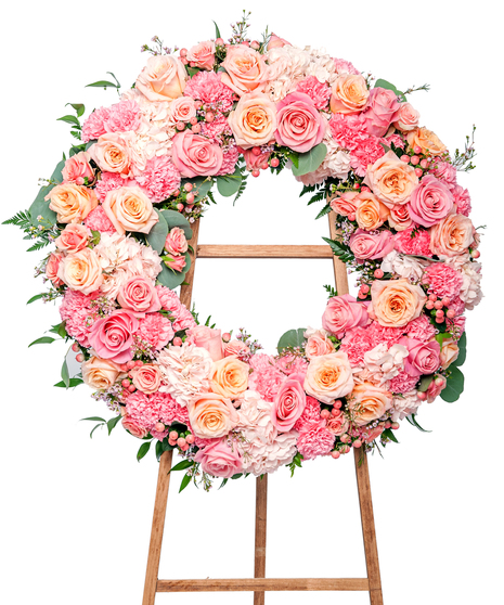 Pastel Garden Wreath