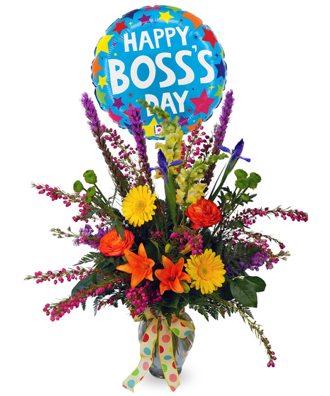 Boss Bash Bouquet - Includes Balloon