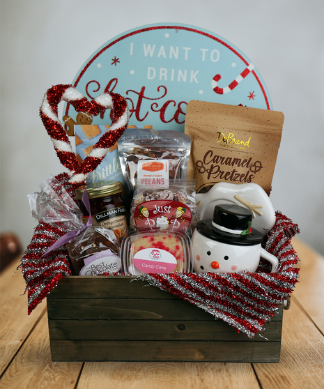 Christmas Movie Night Gift Basket