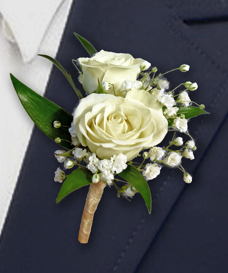 Standard Spray Rose Boutonniere